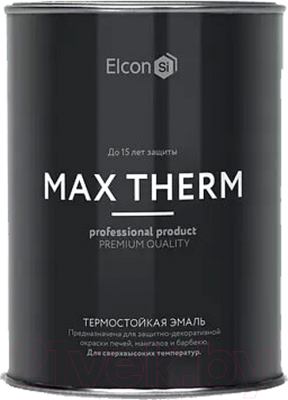 Эмаль Elcon Термостойкая до 700C - фото