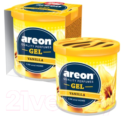 Ароматизатор автомобильный Areon Gel Vanilla / GCK09
