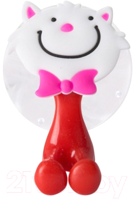 Держатель для зубной щетки MONAMI Котик / QH-04 - фото