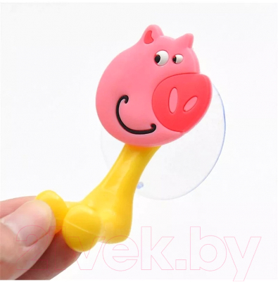 Держатель для зубной щетки MONAMI Свинка / QH-04