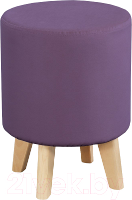 Пуф Мебельград Стандарт №16 (мора фиолетовый) - фото