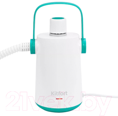 Пароочиститель Kitfort KT-9109-3 (белый/бирюзовый)