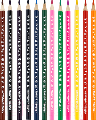 Набор цветных карандашей Мульти-пульти Енот-следопыт / CP_20537