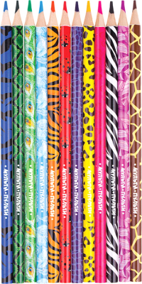 Набор цветных карандашей Мульти-пульти Зоопарк / CP_19277