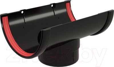 Воронка водостока Grand Line ПВХ 120 RAL 9005 - фото