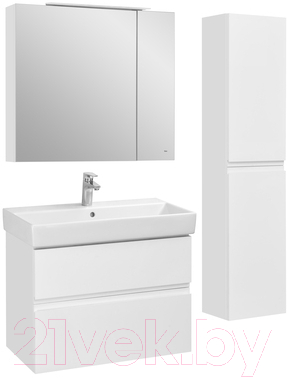 Шкаф с зеркалом для ванной Roca Oleta 80 / 7857647501