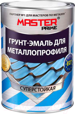 Грунт-эмаль Master Prime Prime Для металлопрофиля RAL7024 - фото