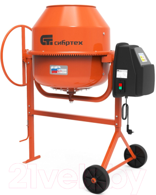 Бетономешалка СибрТех БСЕ-160 / 95478 - фото