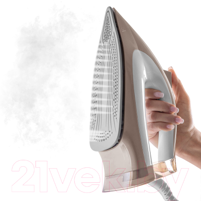 Утюг с парогенератором Endever Delta-400 (белый/бежевый)