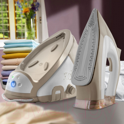 Утюг с парогенератором Endever Delta-400 (белый/бежевый)