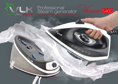 Утюг с парогенератором VLK Vesuvio 5400 (черный/белый)
