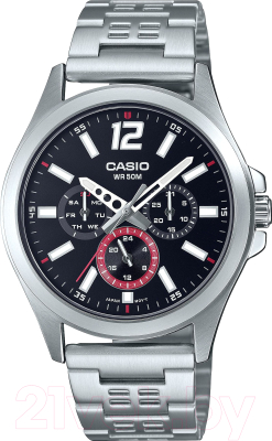 Часы наручные мужские Casio MTP-E350D-1B - фото