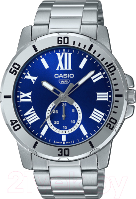 Часы наручные мужские Casio MTP-VD200D-2B - фото