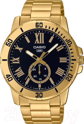 Часы наручные мужские Casio MTP-VD200G-1B - фото