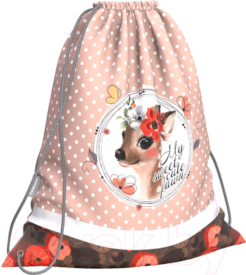 Мешок для обуви Erich Krause Cute Deer / 56730 - фото