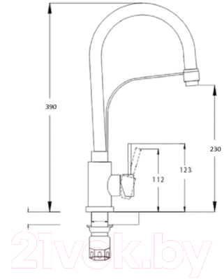 Смеситель Wisent W74116-2