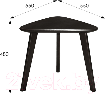 Журнальный столик Мебелик Ретро