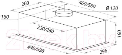 Вытяжка скрытая Maunfeld Crosby Light (C) 60