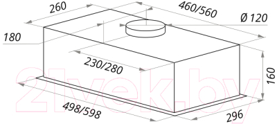 Вытяжка скрытая Maunfeld Crosby Light (C) 60