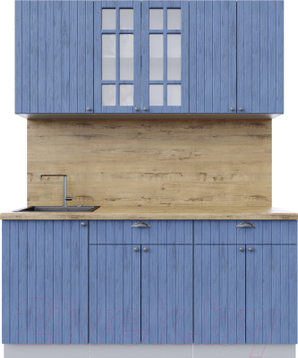 Готовая кухня Интерлиния Берес 1.7А - фото