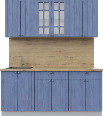 Готовая кухня Интерлиния Берес 1.8А - фото