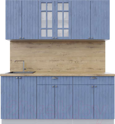 Готовая кухня Интерлиния Берес 1.9А - фото