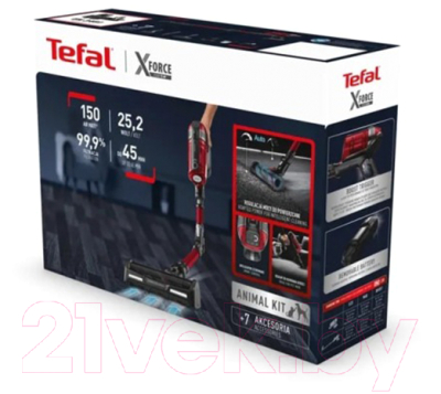 Вертикальный пылесос Tefal TY98A9WO