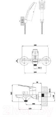 Смеситель Esko Singapore SI 54 w/a