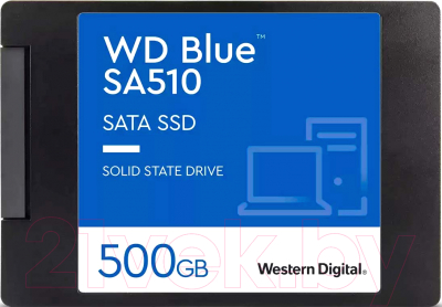 SSD диск Western Digital Blue 500GB (WDS500G3B0A) - фото