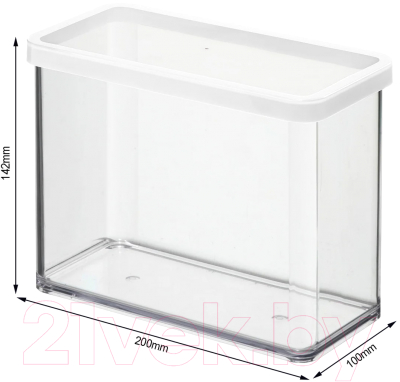 Емкость для хранения Rotho Loft Premium / 1160790000 (прозрачный/белый)