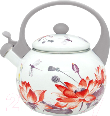 Чайник со свистком Appetite Lotus FT7-LT - фото