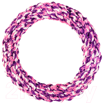 Игрушка для собак Duvo Plus Кольцо / 4705101/pink - фото