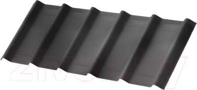 Лист кровельный Onduline Ондувилла Туманная ночь PE6HT1RU15900 - фото