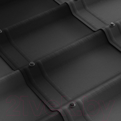 Лист кровельный Onduline Ондувилла Туманная ночь PE6HT1RU15900