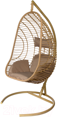 Кресло подвесное BiGarden Екатерина (бежевый/золото) - фото
