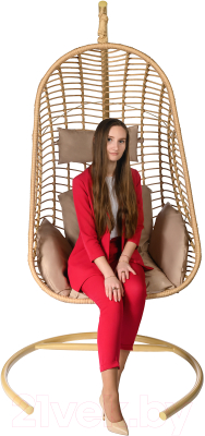 Кресло подвесное BiGarden Екатерина (бежевый/золото)
