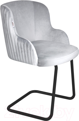Стул Sheffilton SHT-ST39-1/S45-1 (серое облако/черный муар) - фото
