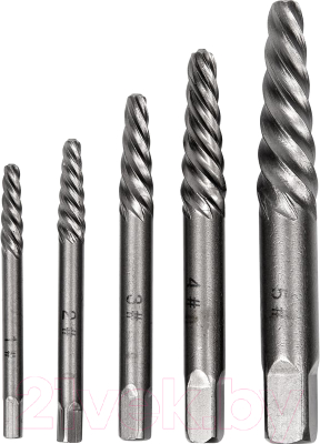 Набор экстракторов Kranz Для шурупов №1 / KR-12-6701 - фото