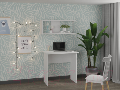 Письменный стол Премиум Вита (белый)