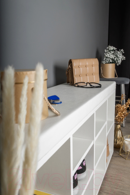 Тумба в прихожую Премиум София-5 (белый текстурный)