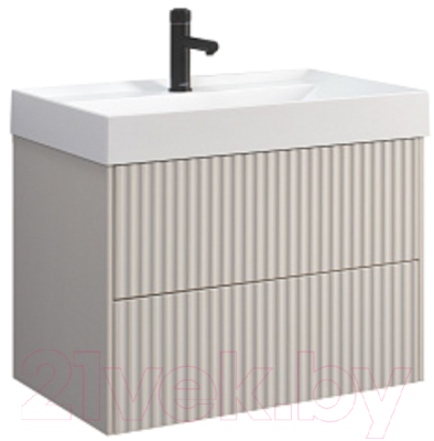 Тумба под умывальник Belux Сиртаки НП 70-02 (180, светлый миндаль матовый) - фото