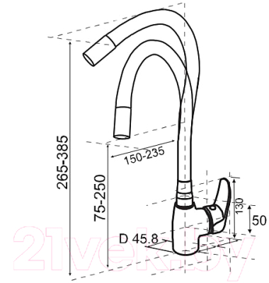 Смеситель Центр Сантехники ПП801540