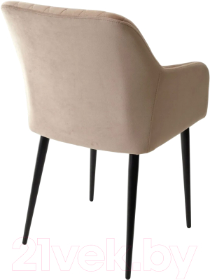 Стул M-City Brandy-X / 461MC03501 (бежевый 5 велюр/черный)