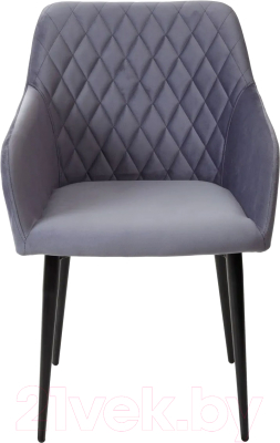 Стул M-City Brandy-X / 461MC03500 (серый 27 велюр/черный)