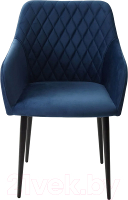 Стул M-City Brandy-X / 461MC03497 (синий 29 велюр/черный)