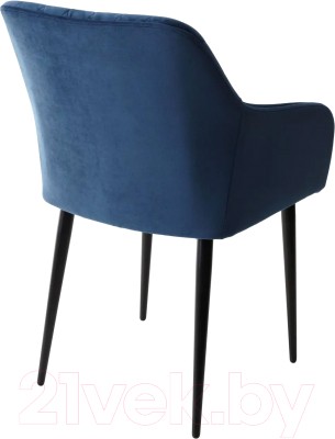 Стул M-City Brandy-X / 461MC03497 (синий 29 велюр/черный)