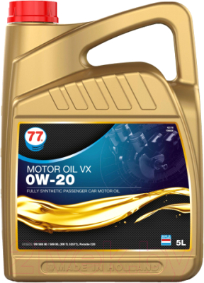 Моторное масло 77 Lubricants Motor Oil VX 0W-20 / 708526 - фото
