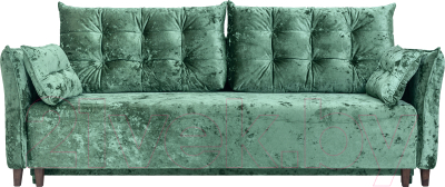 Диван KRONES Цезарь 3 (велюр зеленый перламутр) - фото