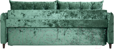 Диван KRONES Цезарь 3 (велюр зеленый перламутр)