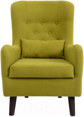 Кресло мягкое KRONES Калипсо (велюр оливковый)